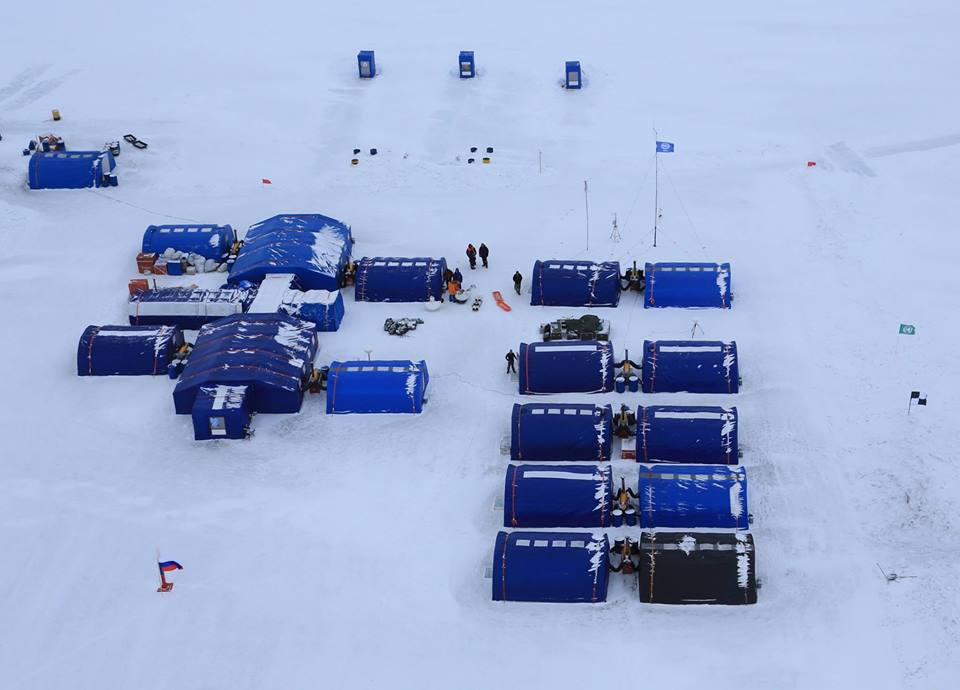 Ice Camp Barneo, Aerial View