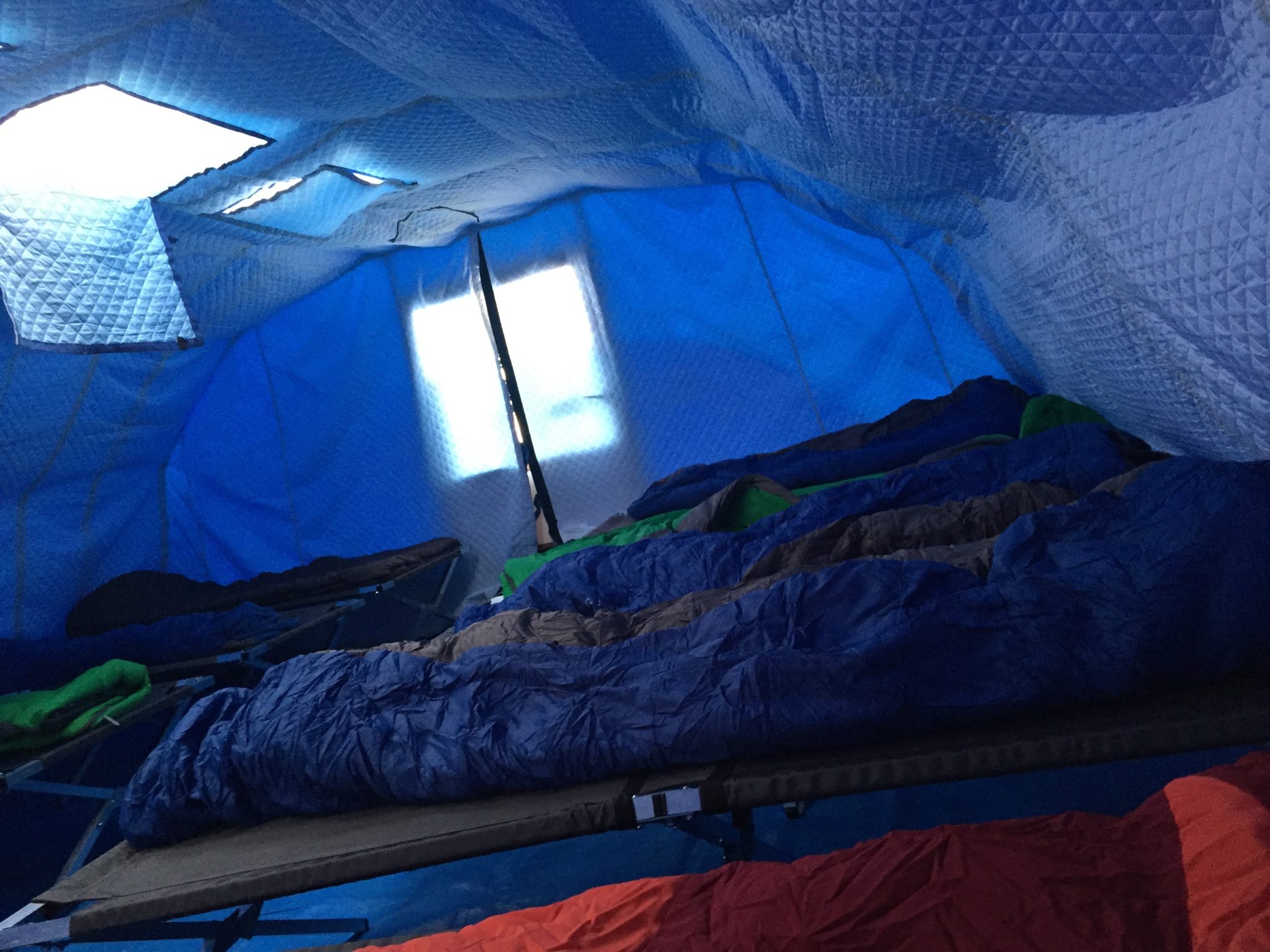Ice Camp Barneo, Sleeping Quarters
