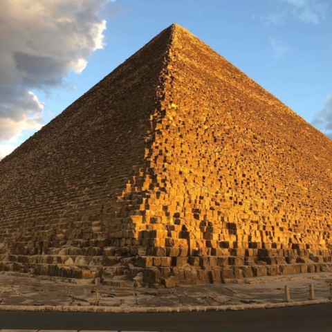 The Great Pyramid at Giza, Egypt